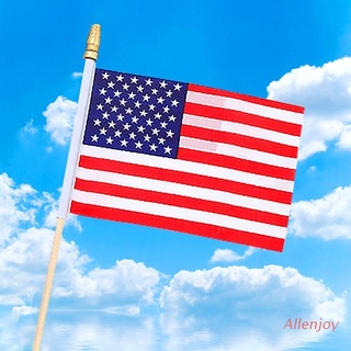 Joy ธงอเมริกัน USA 5x8 นิ้ว 30 ซม. 10 ชิ้น