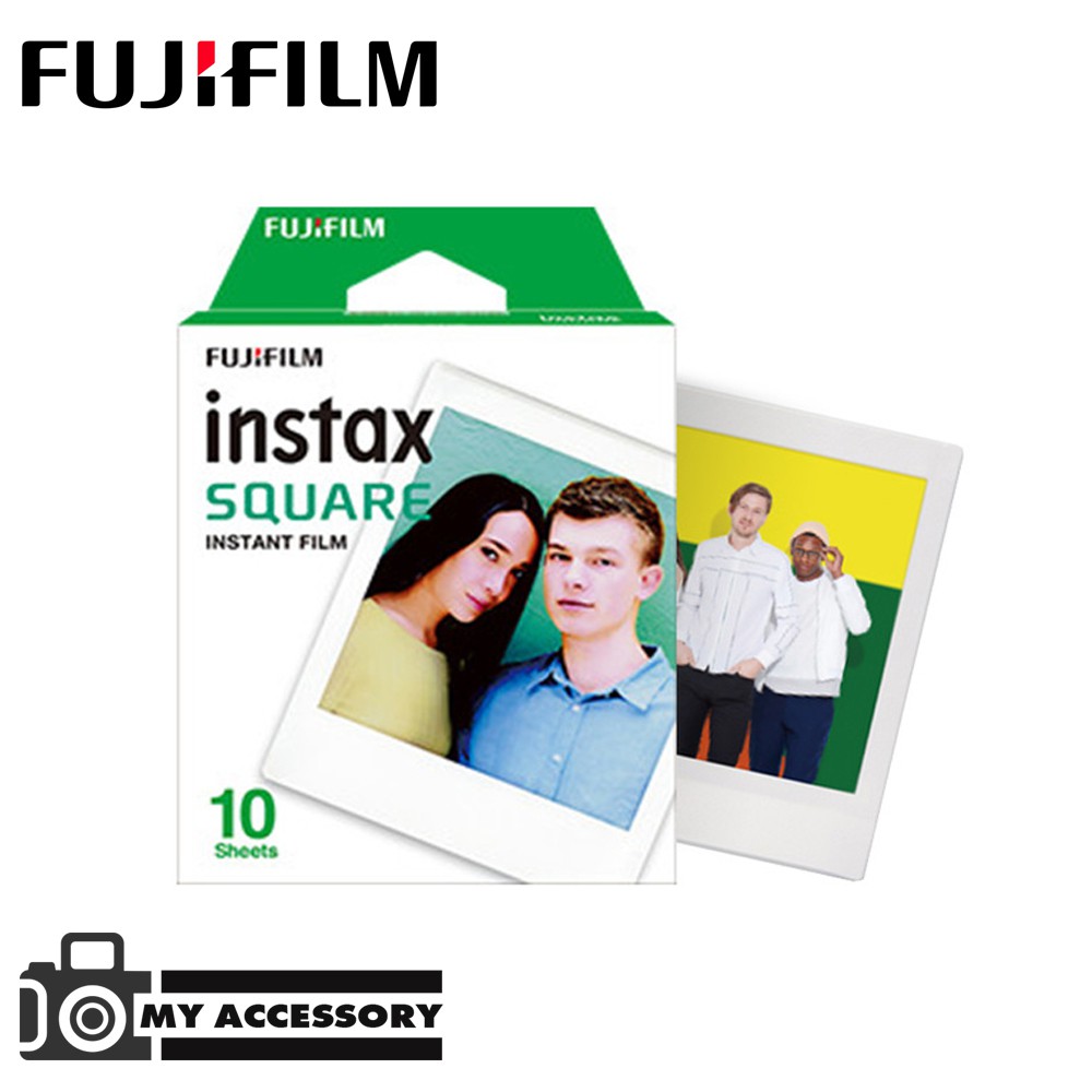 ภาพหน้าปกสินค้าFILM FUJI INSTAX SQUARE ฟิล์มโพราลอยด์ ฟิล์มสแควร์ 100%