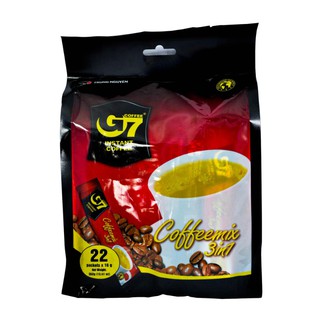 ภาพหน้าปกสินค้าG7 3in1 instant coffee จีเซเว่น อินสแตนท์ คอฟฟี่ ทรี อินวัน (กาแฟสำเร็จรูป) 352 กรัม (บรรจุ 22 ซอง x16กรัม) ที่เกี่ยวข้อง
