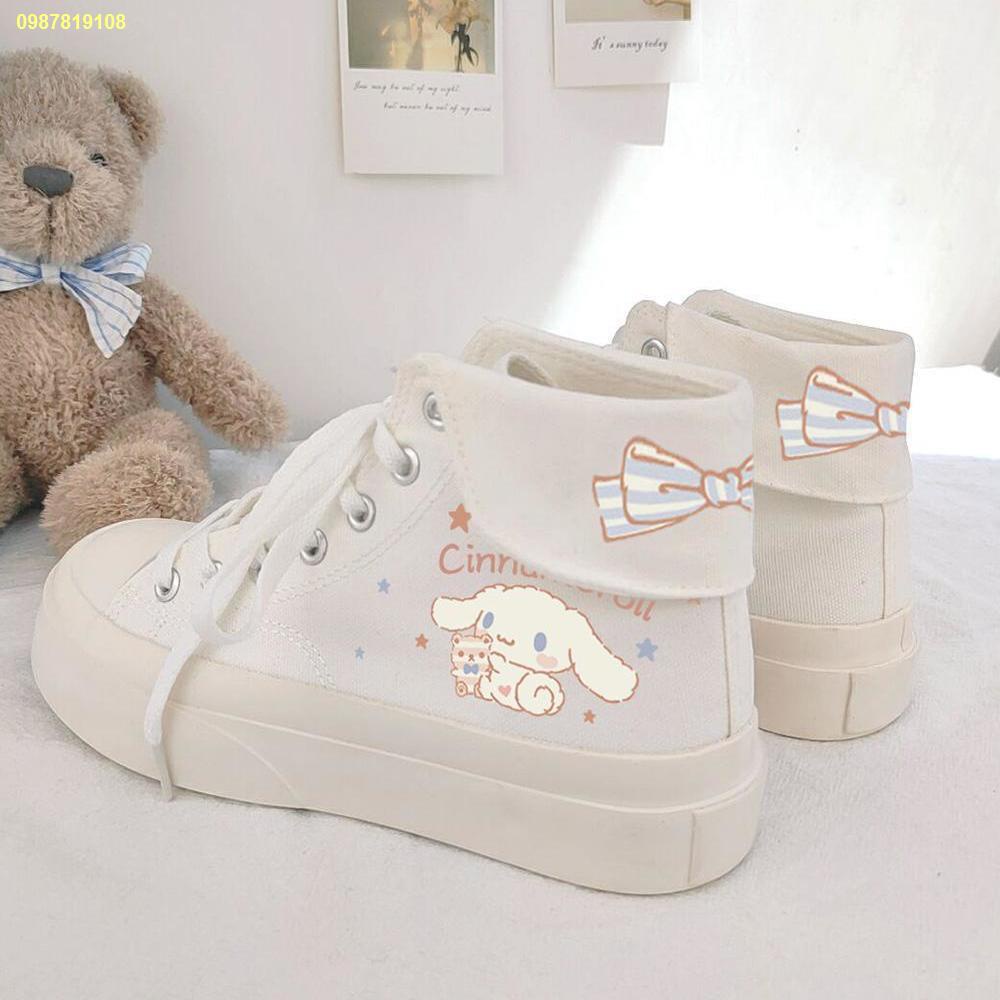 spot-yugui-dog-cute-japanese-sweet-high-top-canvas-shoes-girls-casual-round-toe-small-white-shoes-big-toe-shoes