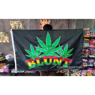 &lt;ส่งฟรี!!&gt; ธงสายเขียว BLUNT พร้อมส่งร้านคนไทย