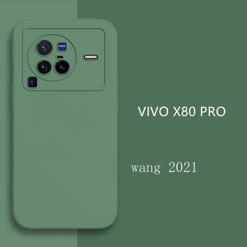 new-phone-case-เคสโทรศัพท-vivo-x80-pro-x70-pro-5g-เคส-korean-popular-solid-color-silicone-casing-lens-protection-anti-fall-soft-case-back-cover