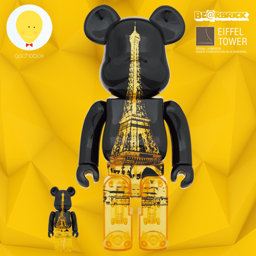 超爆安 クリアファイル 1000% GOWN GOLDEN TOWER EIFFEL BE@RBRICK 