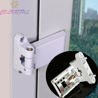 【COLORFUL】Door hinge PVC French Doors Left W/screw White High Security Door Flag Hinge