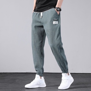 ภาพขนาดย่อของภาพหน้าปกสินค้าCOD M-5XL Korean casual summer loose plus size vintage pants men จากร้าน heiying0903.th บน Shopee ภาพที่ 5