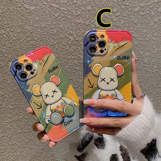 B&amp;C ลวดลายสามมิติ เคสViolent Bear  supreme เคสไอโฟน เคสไอโฟน12 11 13 Pro max เคสไอโฟนxr CASEiPhone13 เคสไอโฟน7พลัส เคสไอโฟน11 เคสไอโฟน7พลัส X SE 2020 8 + plus case i11 12 xr XS ip11 เคสไอโฟน8+