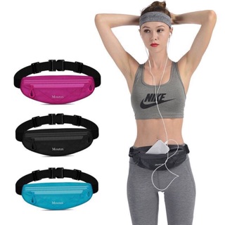 สินค้า Moutux 🏃🏻🏃🏻🏃🏻🏃🏻🏃🏻กระเป๋าคาดเอวออกกำลังกาย  กันน้ำ Sports Running Waist Bags Waterproof🎵🎵🎵