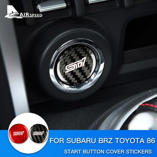 สติกเกอร์คาร์บอนไฟเบอร์สําหรับ subaru brz toyota 86 sti