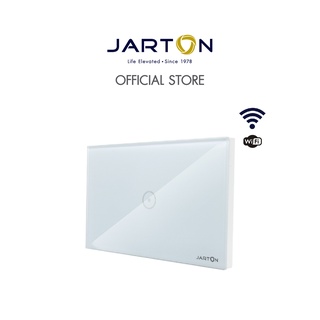 JARTON Wi-Fi สวิตช์ไฟระบบสัมผัส 1 ดับ Without Neutral Line