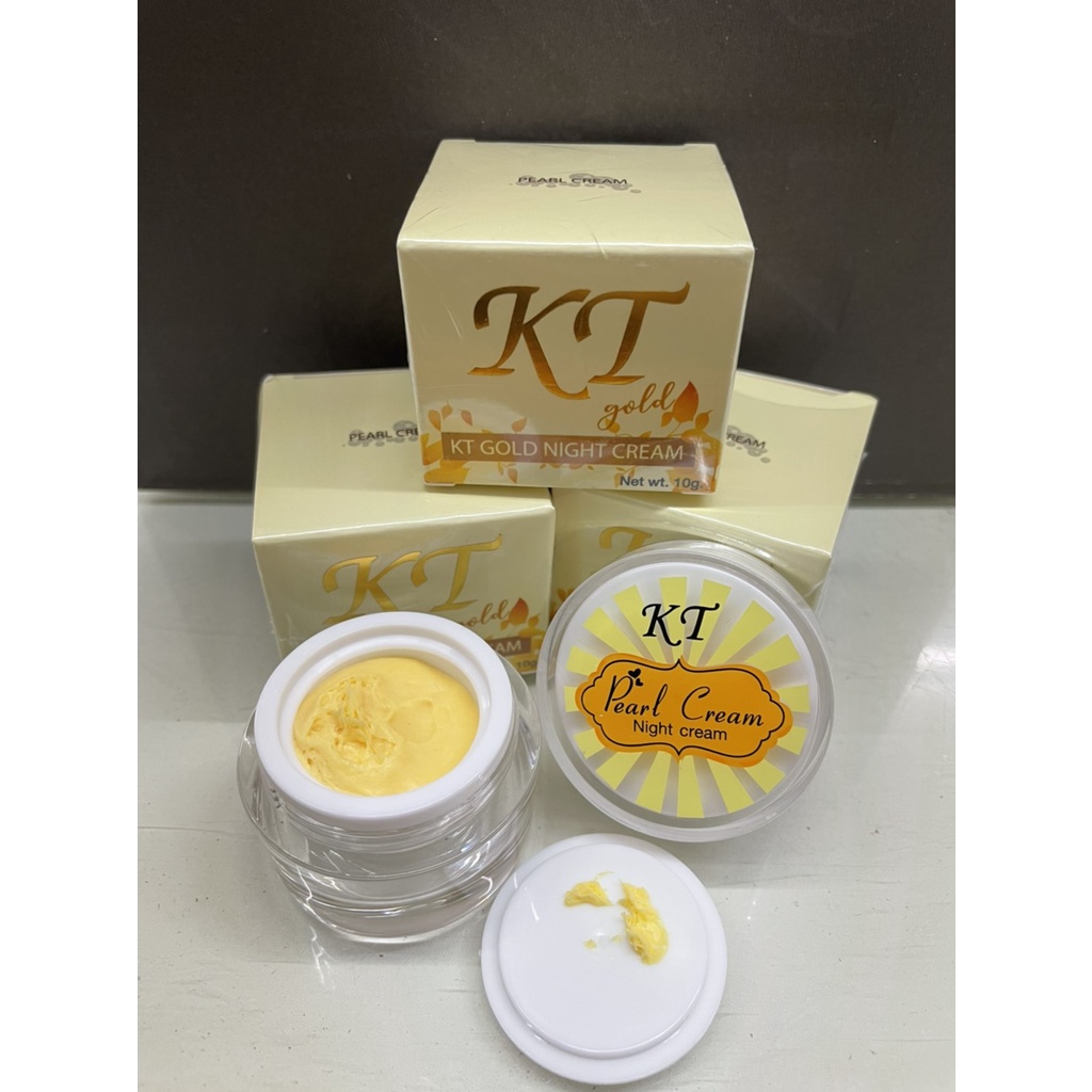 ภาพหน้าปกสินค้าครีม KT Gold Night Cream (10g.)