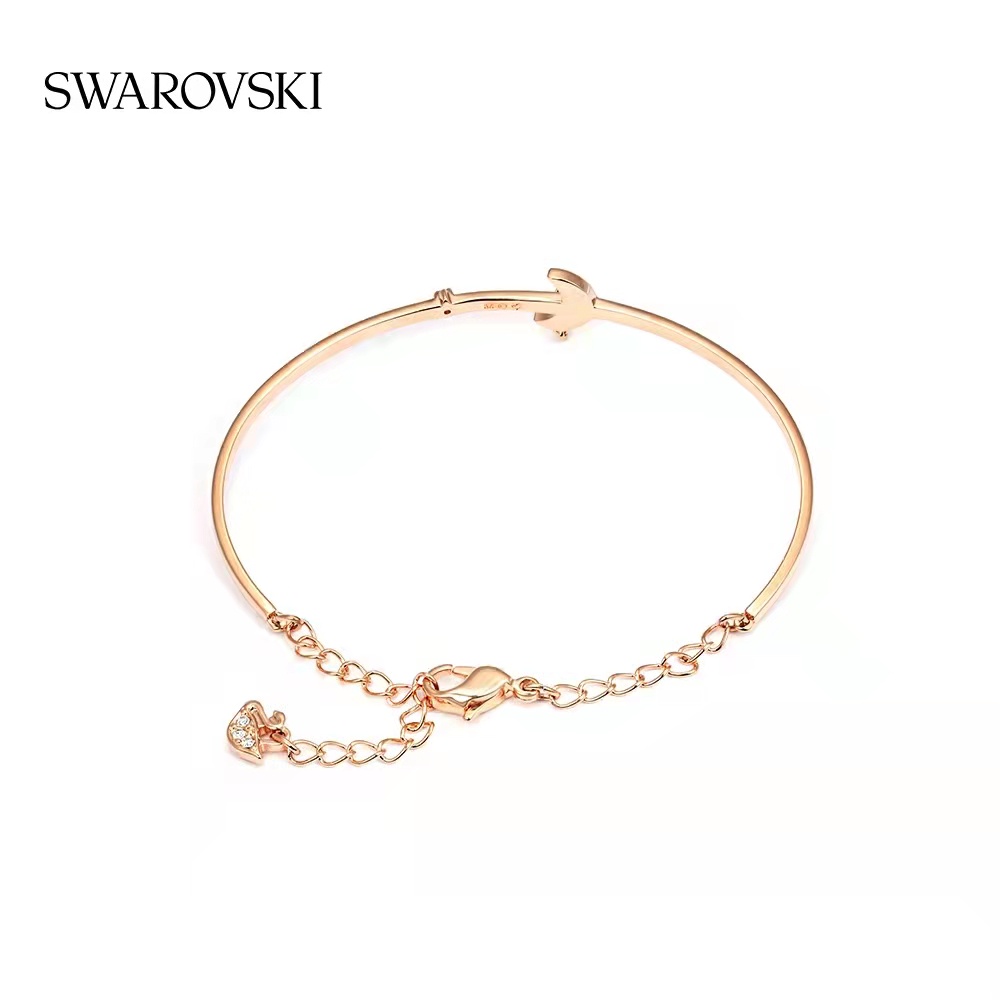 จัดส่งด่วนทั่วไทย-swarovskisymbolสร้อยข้อมือผู้หญิง-สตาร์-มูน-ทองชุบ-เครื่องประดับแท้-100-คริสตัลแฟชั่นของขวัญวันหยุด