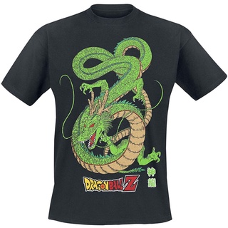 【🔥🔥】100%cotton เสื้อยืดผู้ชายแฟชั่น Dragon Ball Shenron T-Shirt - M - Black men เสื้อ ยืด ผู้ชาย คอกลม โอเวอร์ ไซส์