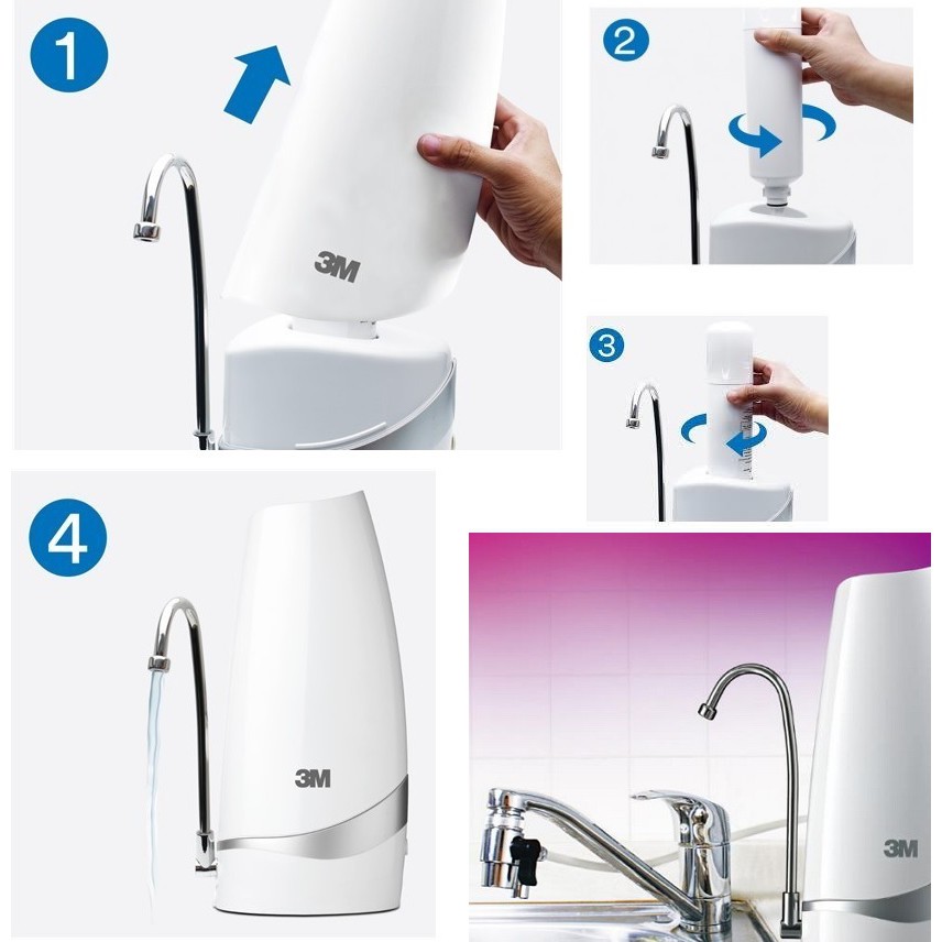 3m-counter-top-เครื่องกรองน้ำ-รุ่น-ตั้งโต๊ะ-water-purifier-พร้อมไส้กรองรีฟิล