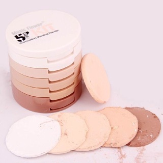 Music Flower 5 Colors Kit Concealing Shading Powder