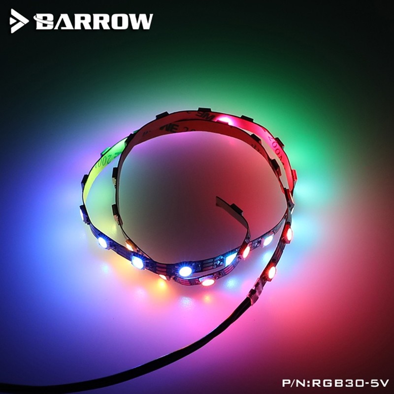 ภาพหน้าปกสินค้าBarrow LRC2.0 5V (ARGB) full-color light strip (ไฟ light strip ARGB อะไหล่บล็อก ปั๊ม แทงค์) จากร้าน playcooling บน Shopee