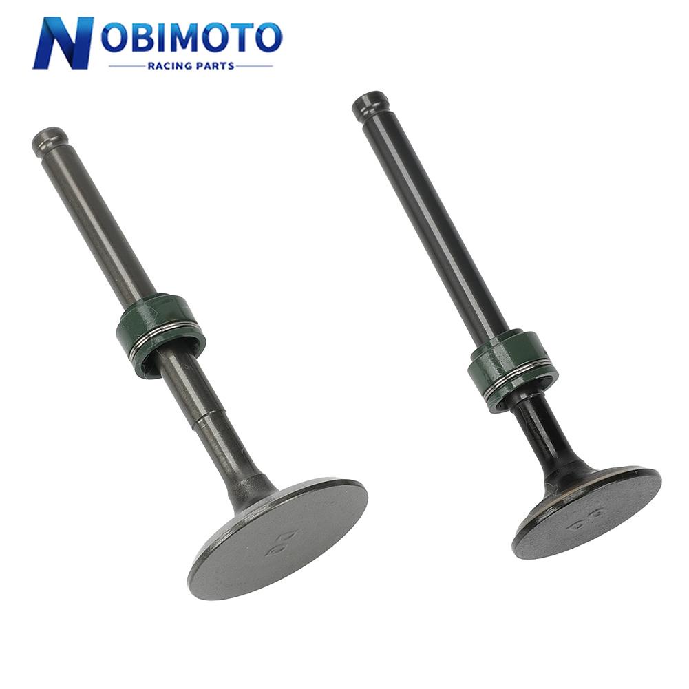 Motorcycle Intake exhaust valves with Oil Seal kit For 60mm Bore