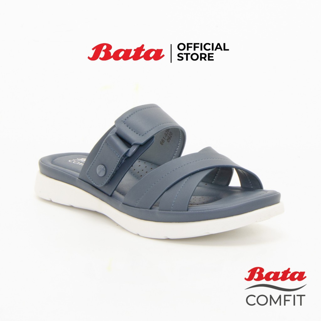 ภาพหน้าปกสินค้า* * Bata Comfit รองเท้าแตะเพื่อสุขภาพ แบบสวม สำหรับผู้หญิง รุ่นเบลล่าใส่ Comfortwithstyle นุ่ม ใส่สบาย สีฟ้า 6619392 จากร้าน bata_officialstore บน Shopee