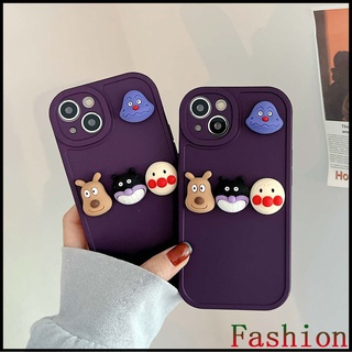 Cartoon doll เคสไอโฟน 14 Pro max purple pure colour Silicone case for Apple13 เคสไอโฟน11 เคสไอโฟน7พลัส caseiPhone11promax เคสi6 7 8 plus เคสiPhone14Pro case iPhonexr เคสไอโฟนxs xsmax เคสไอโฟน14โปรแมคค่ะ เคสiPhone12 caseIP7plus