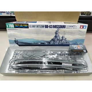 TAMIYA 1/700 Battleship Missouri (โมเดลเรือ Model DreamCraft)