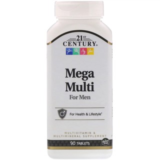 ภาพหน้าปกสินค้าพร้อมส่ง!! วิตามินผู้ชาย,วิตามินผู้หญิง,Century, Mega Multi, For Men,For Women, Multivitamin & Multimineral, 90 Tablets ที่เกี่ยวข้อง