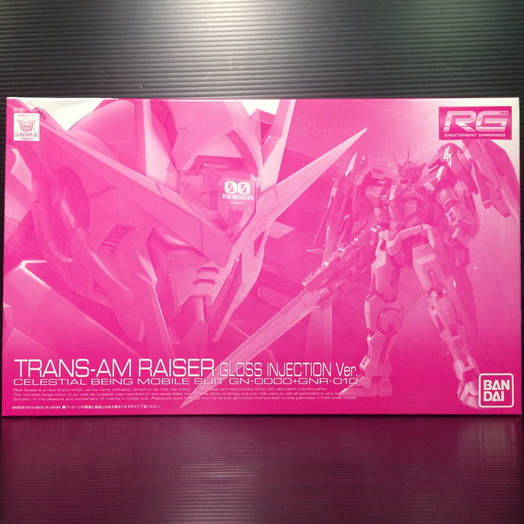RG 1/144 GN0000+GNR010 TransAM Raiser Gloss Injection Ver (Mobile