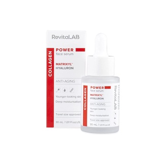 RevitaLAB Power Face Serum with Collagen, Matrixyl and Hyaluron, 30ml
