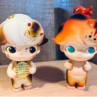 【ของแท้】POPMART Dimoo ตุ๊กตาแมวนําโชค ขนาดใหญ่ ของขวัญ สําหรับตกแต่ง