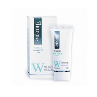 SMOOTH E  WHITE BABY ครีม 1OZ ครีมหน้าขาว ไม่แพ้ ไม่กัดหน้า ด้วย Melawhite จาก ธรรมชาติ