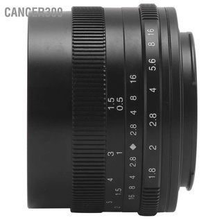 Cancer309 7Artisans รูรับแสงขนาดใหญ่ 50 มม. F1.8 สําหรับเลนส์กล้อง Eos M Canon M5 M6 M6Ii