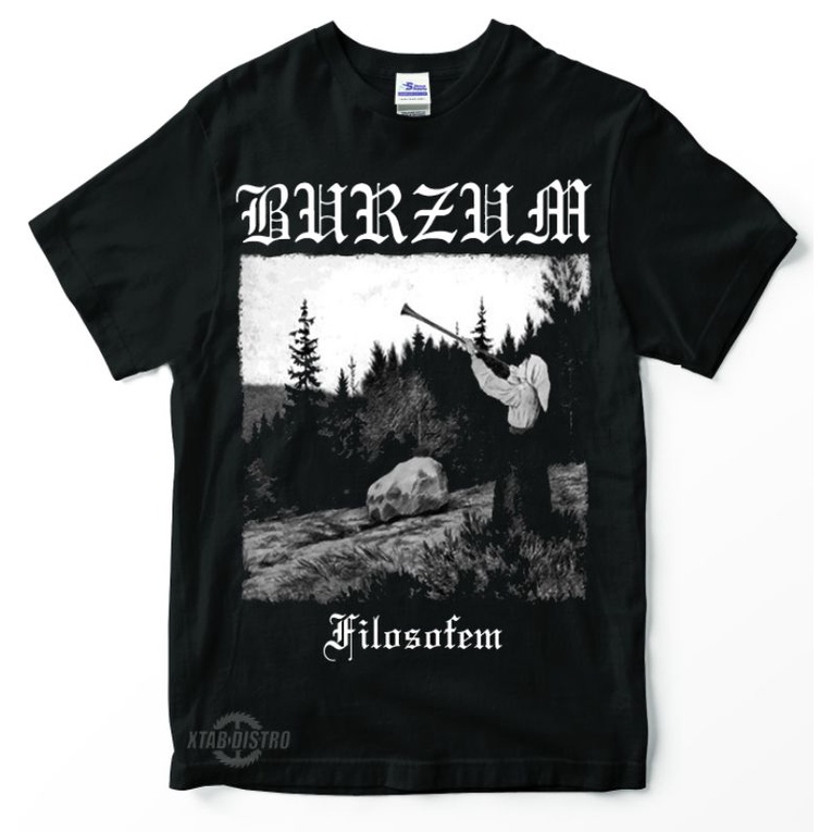 เสื้อยืด-พิมพ์ลายวง-burzum-philosofeum-พรีเมี่ยม-สไตล์โกธิคสามารถปรับแต่งได้