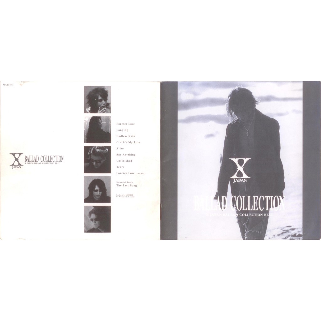 cd-เพลงสากล-x-japan-ballad-collection-audio-บันทึกจากแผ่นแท้-คุณภาพเสียง-100-แนว-rock