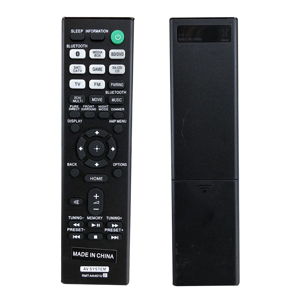 VINABTY Telecomando Sostitutivo RMT-AA401U Per Sony Audio – Compatibile Con HT-X9000F, STR-DH590, STR-DH790, SA-WX9000F