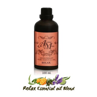 Aroma&amp;More Relax Essential Oil Blend 100% / น้ำมันหอมระเหยสูตรผสม คัดสรรกลิ่นหอมที่ผ่อนคลาย พักผ่อน 100ML