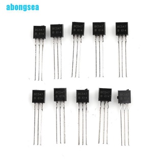 Abongsea Bc547 To-92 Npn 45V 0.1A ทรานซิสเตอร์เครื่องประกอบ 100 ชิ้น