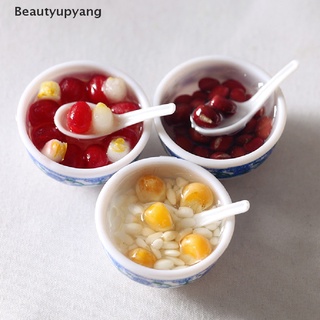 [Beautyupyang] ชามอาหาร ขนมหวาน ขนาดเล็ก 1:6 อุปกรณ์เสริม สําหรับตกแต่งบ้านตุ๊กตา