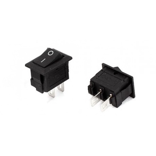 Push Switch KCD11 3A 250V 10x15 mm สวิตซ์ 2ขา 3ขา สวิตซ์โยก สวิตซ์กระดก