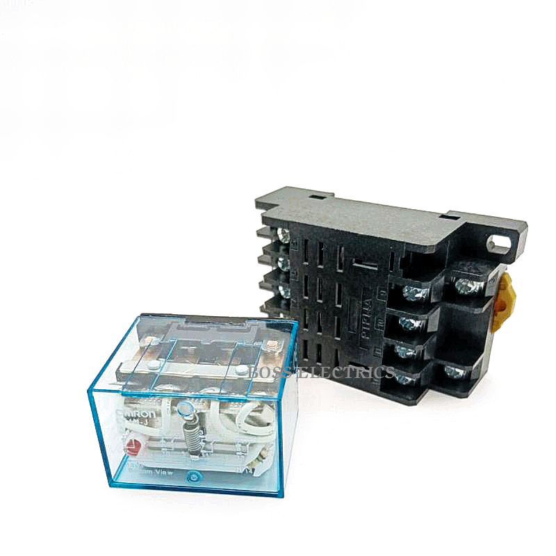 ly4n-j-รีเลย์-4-คอนแทค-10a-250vac-มี-12v-24v-220v-และ-socket-14ขา