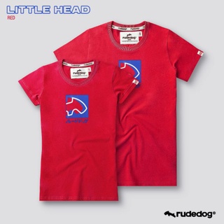 Rudedog เสื้อยืดแขนสั้นชาย/หญิง รุ่น Little Head สีแดง (ราคาต่อตัว)