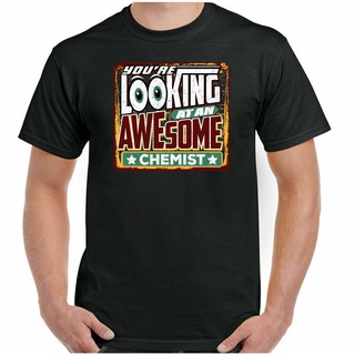 [S-5XL] เสื้อยืด พิมพ์ลาย Chemist s Pharmacist Youre Looking Awesome แฟชั่นยอดนิยม สําหรับผู้ชาย 507190