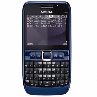 โทรศัพท์มือถือโนเกียปุ่มกด  NOKIA E63 (สีน้ำเงิน) 3G/4G รุ่นใหม่2020