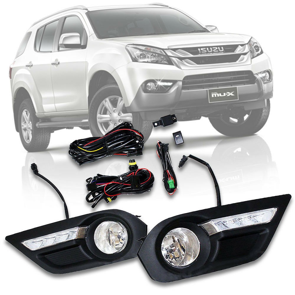 daylight-เดย์ไลท์-ไฟตัดหมอก-สปอร์ตไลท์-isuzu-mu-x-mux-2014-2015-2016-drl-daytime-running-light