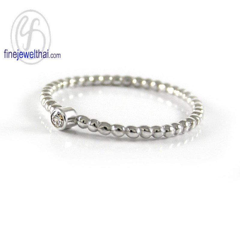 finejewelthai-แหวนคู่-แหวนเพชร-เพชรสังเคราะห์-แหวนเงิน-แหวนหมั้น-แหวนแต่งงาน-diamond-cz-silver-ring-rc1237cz