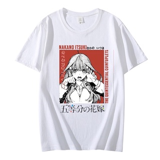 HOT sale Cool Men Tshirt Nakano Miku Vintage (The Quintessential Quintuplets) V1 Go Toubun No Hanayome T Shirt Women T-S