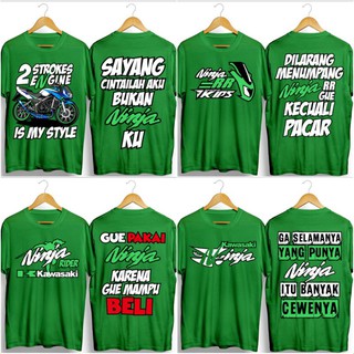 【ใหม่】เสื้อยืด ลายกราฟฟิก Ninja RR Green One Team