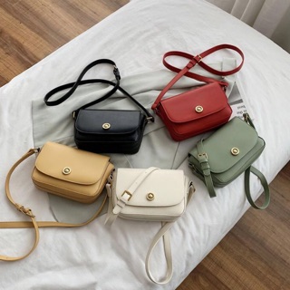 Lindsey bag : กระเป๋าสะพายเกาหลีสีพาสเทล