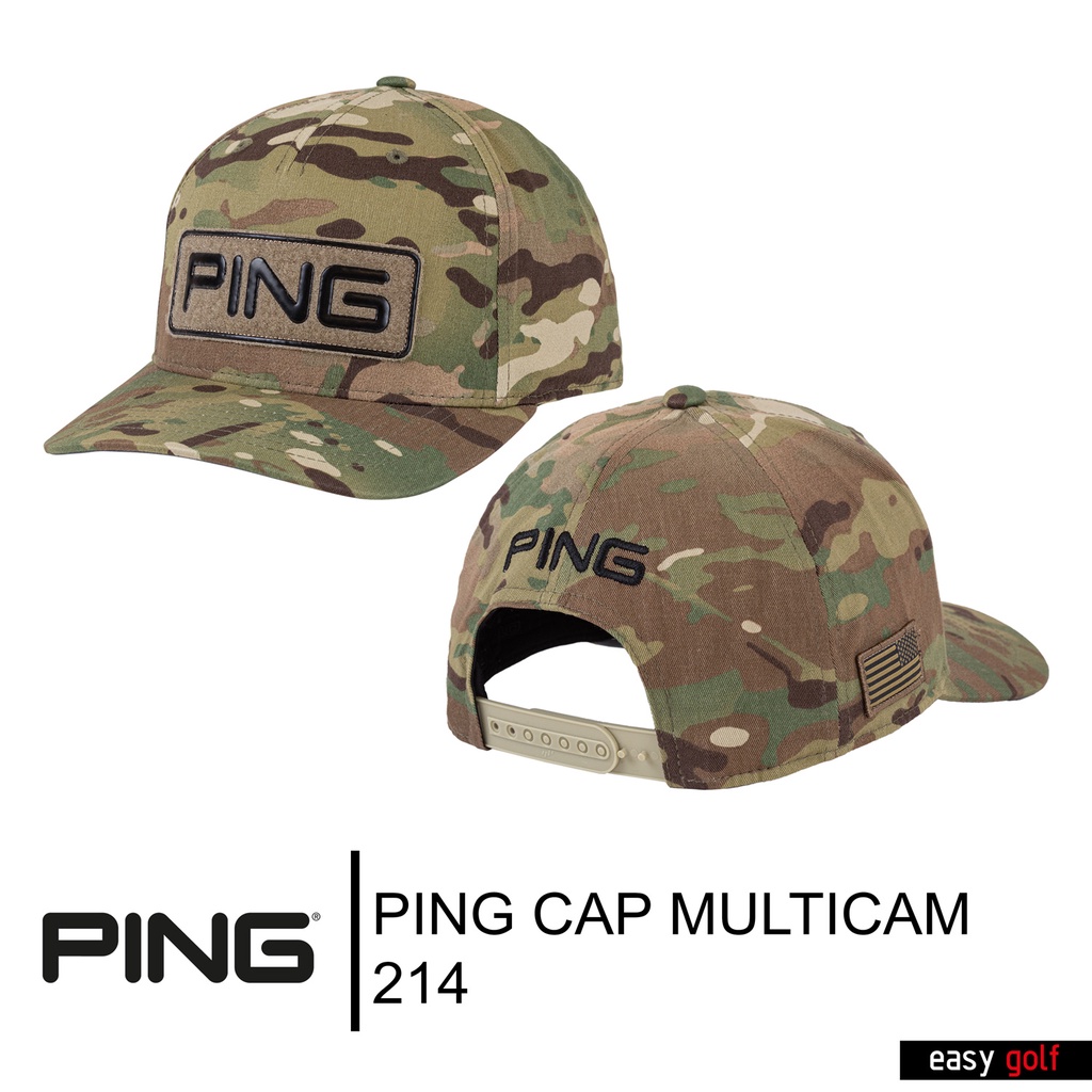 ping-cap-multicam-214-ping-cap-men-หมวกกอล์ฟ-หมวกกีฬาผู้ชาย