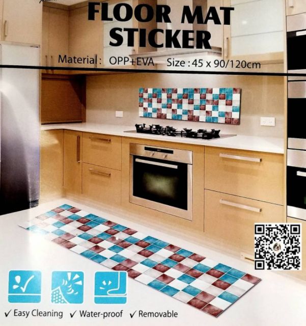 สติกเกอร์ติดพื้นกันลื่น-floor-mat-stickers