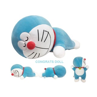 (ลิขสิทธิ์แท้ ส่งฟรี) 10 นิ้ว โดเรม่อน Doraemon โดราเอม่อน หมอบ ตุ๊กตานุ่มนิ่ม