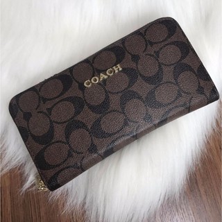 121-002 COACH WALLET SIGNATURE CANVAS