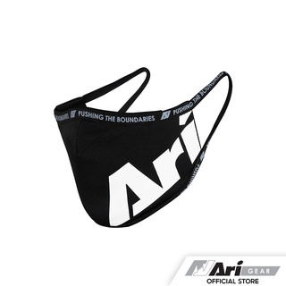 ARI 3D FACE MASK - BLACK/WHITE หน้ากากผ้า อาริ 3D สีดำ